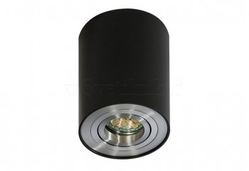 Точечный светильник Azzardo BROSS 1 GM4100 BK/ALU/AZ0779