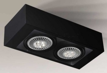 Точечный светильник KOGA 2 GU10 BK Shilo 1153