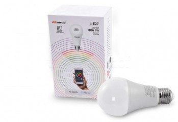 Лампочка Wi-Fi LED E27 10W CCT DIMM SMART Azzardo AZ3213