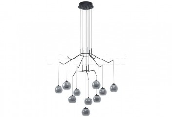 Підвісна люстра ROVIGANA LED 10 BK Eglo 39512