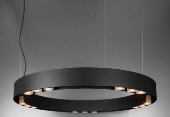 Подвесной светильник LINKOR R 100 BK/WH Imperium Light 27415100.05.01