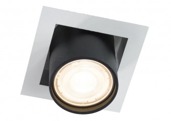 Точечный светильник GOGGLES 1 WH/BK Imperium Light 27314.01.05
