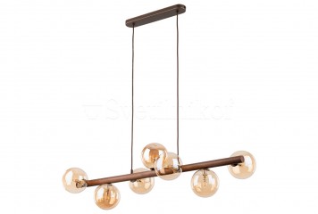 Підвісна люстра ESTERA 7 BR-wood TK-Lighting 11096