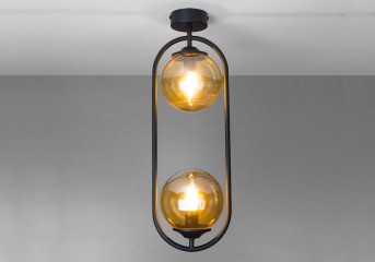 Потолочная люстра TWINS 2 BK/BR Imperium Light 258250.05.23