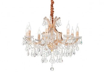 Підвісная люстра NAPOLEON SP18 ORO Ideal Lux 167411