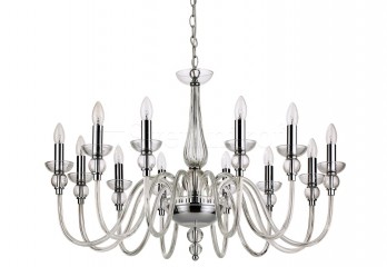 Підвісная люстра DOGE SP12 TRASPARENTE Ideal Lux 168906