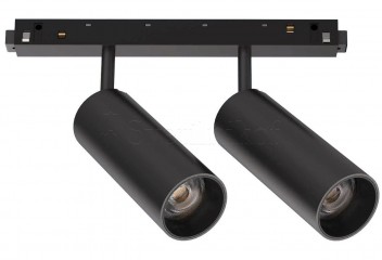 Трековый светильник EGO TRACK DOUBLE 24W 3000K 1-10V BK Ideal Lux 303642