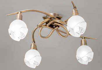 Потолочная люстра BALI CUERO 4 Mantra 1217