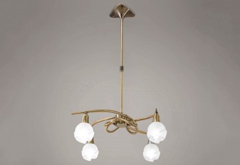 Подвесная люстра BALI CUERO 4 Mantra 1212