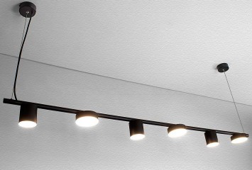 Підвісна люстра RANK 3000K l6 BK Imperium Light 4376148.05.91