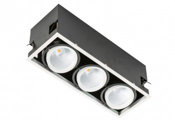 Спот вбудований Italux Vertico GL7108-3/3X18W 3000K WH+BL