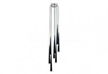 Підвісна люстра STYLO 8 Azzardo MD1220A-8-BK