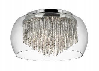 Потолочный светильник Searchlight Curva 4624-4CC