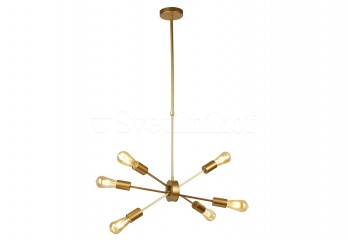 Подвесная люстра Alpha 6 Searchlight 2906-6GO