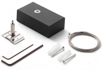 Подвес-кабель (монтажный комплект) FLUO 2m BK Ideal Lux 277912