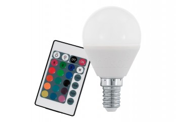 Лампа E14-P45 RGBW 4W Eglo 10682