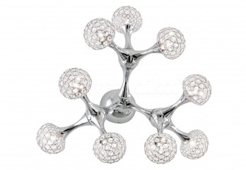Потолочная люстра NODI CRYSTAL PL9 Ideal Lux 093505
