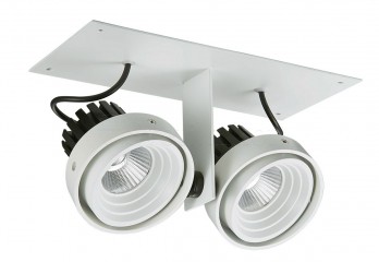 Спот Italux Patrizio LED GL7118-2/2X12W 3000K WH+BL