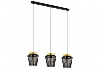 Підвісна люстра ESCANDIDOS 3 BK Eglo 99807