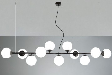 Підвісна люстра FROST 11l BK/WH Imperium Light 14011146.05.01