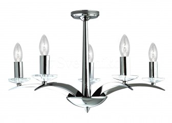 Потолочная люстра Searchlight Kensington 7545-5CC