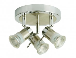 Спот потолочный для ванной Searchlight Aries 7443CC-LED