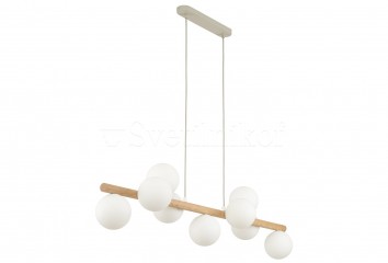 Підвісна люстра ESTERA 9 WOOD-light TK-Lighting 5906