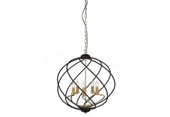 Підвісна люстра Flow 5 Searchlight 1805-5BK