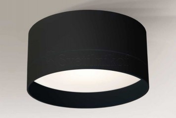 Плафон TOSA LED 3000K IP44 BK Shilo 7729