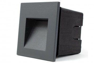 Вбудований настінний світильник вуличний Nowodvorski STEP LED graphite 6907