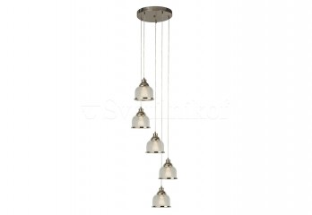 Підвісна люстра Bistro II 5 Searchlight 1585-5SS