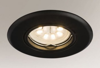 Точечный светильник TOKIO 7cm BK Shilo 3328