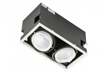 Спот вбудований Italux Vertico GL7108-2/2X18W 3000K WH+BL