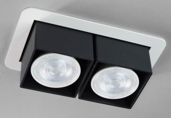 Точечный светильник R2D2 2 WH/BK Imperium Light 304212.01.05