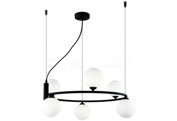 Підвісна люстра FANCY 6 BK Viokef 4208500