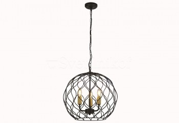 Підвісна люстра FINESSE Searchlight 4513-3BK