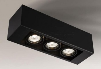Точковий світильник SETO 3 BK Shilo 1138