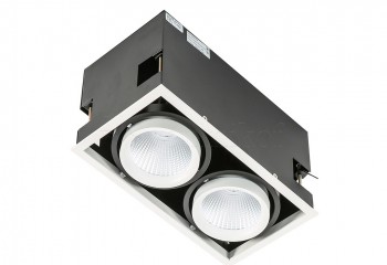 Спот вбудований Italux Vertico GL7108-2/2X18W 4000K WH+BL