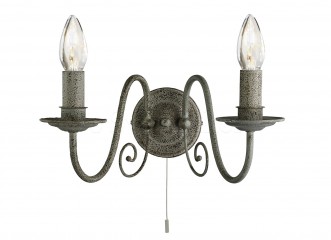 Настенный светильник Searchlight Greythorne 3362-2GY