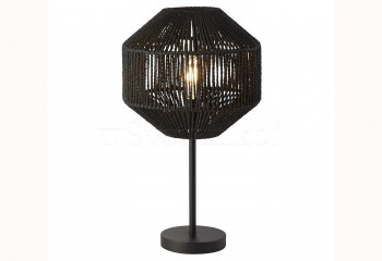Настольная лампа WICKER Searchlight 11201-1BK