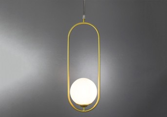 Підвісна люстра TWINS 1 GO/WH Imperium Light 257145.12.01