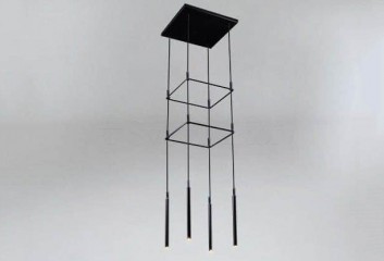 Подвесная люстра ALHA H-4 BK Dohar 9011