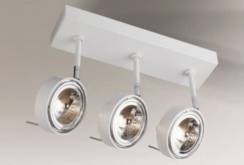 Спот FUSSA 3 30cm GU10 WH Shilo 7231