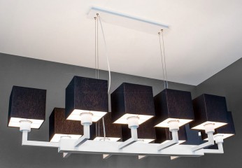 Подвесная люстра LORD WH/BK Imperium Light 18810117.01.05