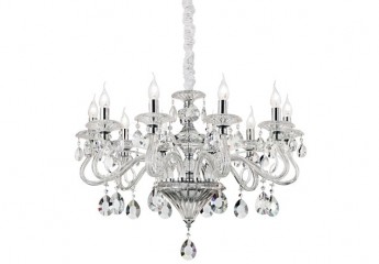 Підвісная люстра NEGRESCO SP8 TRASPARENTE Ideal Lux 141053