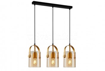 Подвесная люстра NANESMA Italux PND-32453-3-GD+AMB