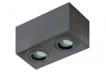 Точечный светильник Brant 2 Square IP44 (black) Azzardo AZ2879
