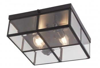 Потолочный светильник Flush box Searchlight 6769-26BK