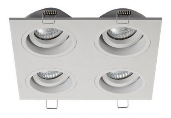 Точечный светильник CHUCK DL 4 SQ ZumaLine 20069-WH