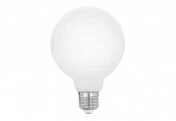 Лампа Eglo LM-E27-LED G95 8W 2700K MILKY 11767